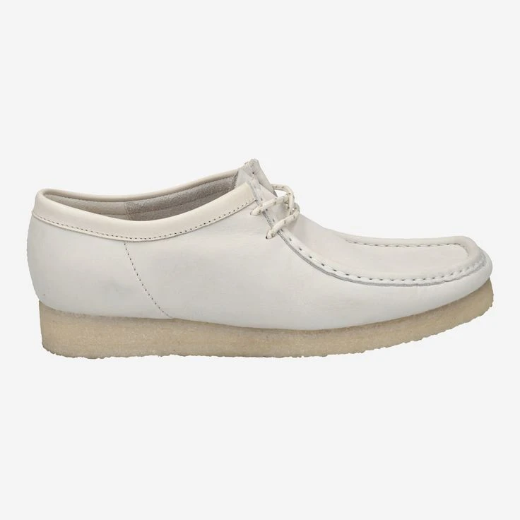 Clarks Art. Wallabee - White - Image 3