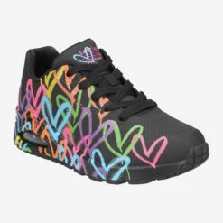 Skechers Art.  UNO HIGHLIGHT LOVE - Black, Combined