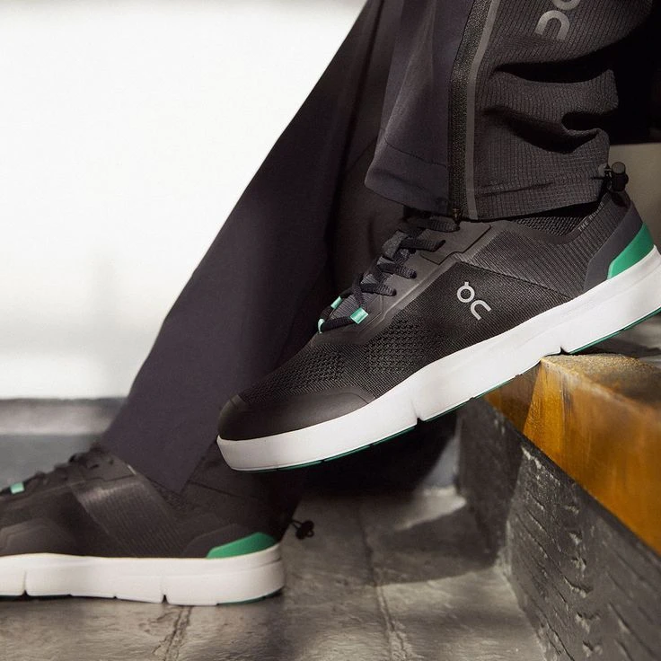 On Running Art. 3MD11471092 The Roger Spin - Black / Green - Image 6