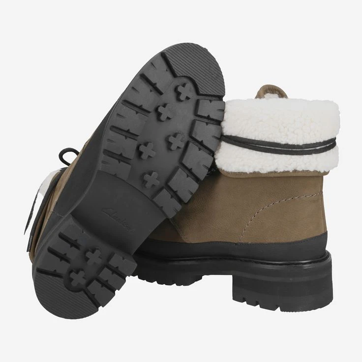 Clarks Art. Orianna Turn - Green/ Olive Green - Image 4