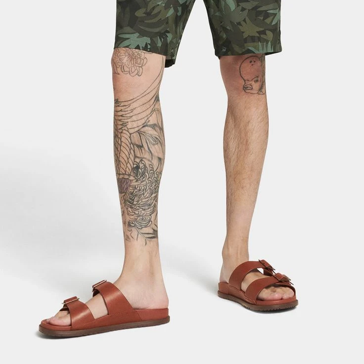 Ugg Art. 1119530 CLTH WAINSCOTT BUCKLE SLIDE - Brown - Image 6