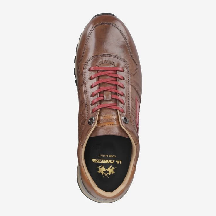 La Martina Art. SCARPA MARRONE ROSSO - Brown - Image 5